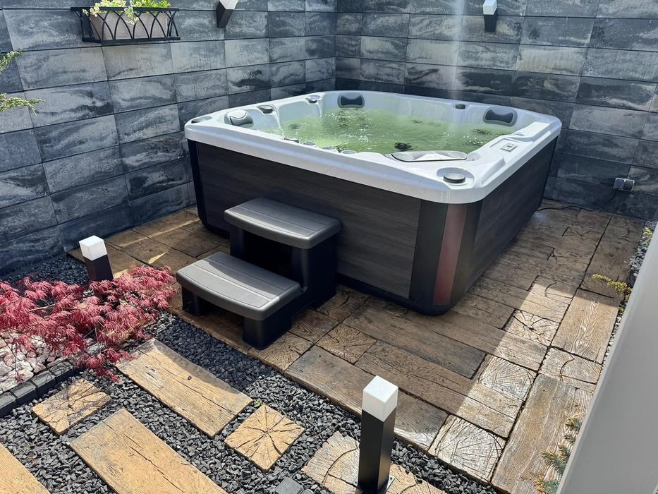 Jacuzzi ogrodowe ALICANTE PlatinumSpas 5os. 2 leżanki Fontanny NOWOŚĆ!