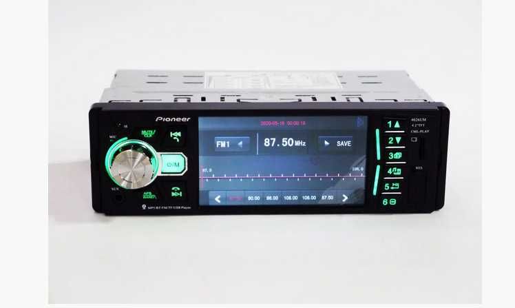 Автомагнітола 4026UM ISO — екран 4,1" DIVX  MP3 + USB + SD + Bluetooth