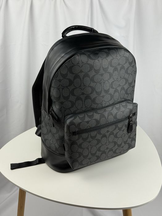 Чоловічий рюкзак Coach шкіряний
