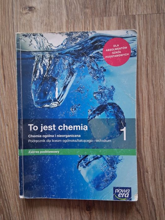 Podręcznik "To jest chemia 1" nowa era