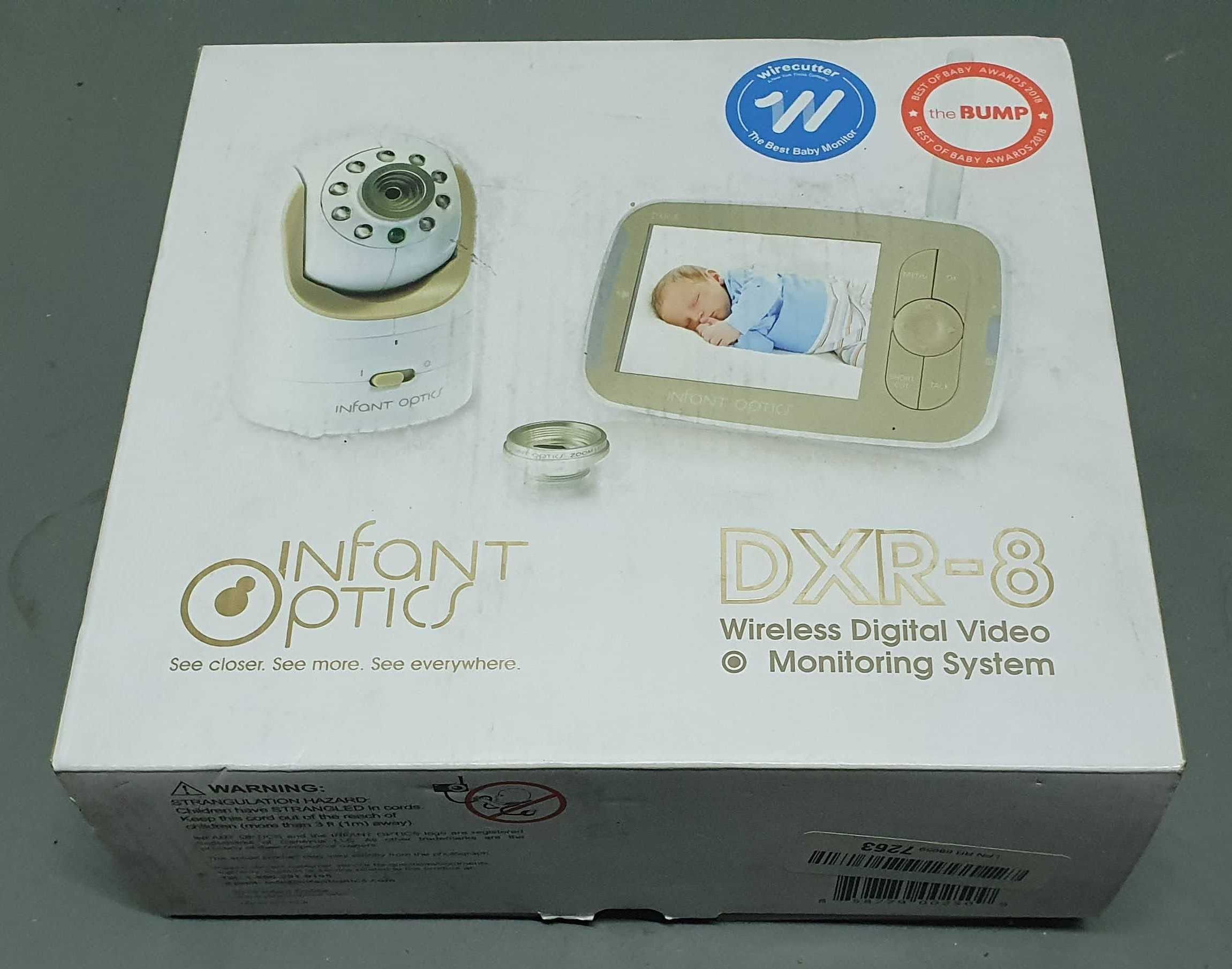 Infant Optics DXR-8 Video Baby Monitor + 2ªCamera + Lentes WIDE e ZOOM