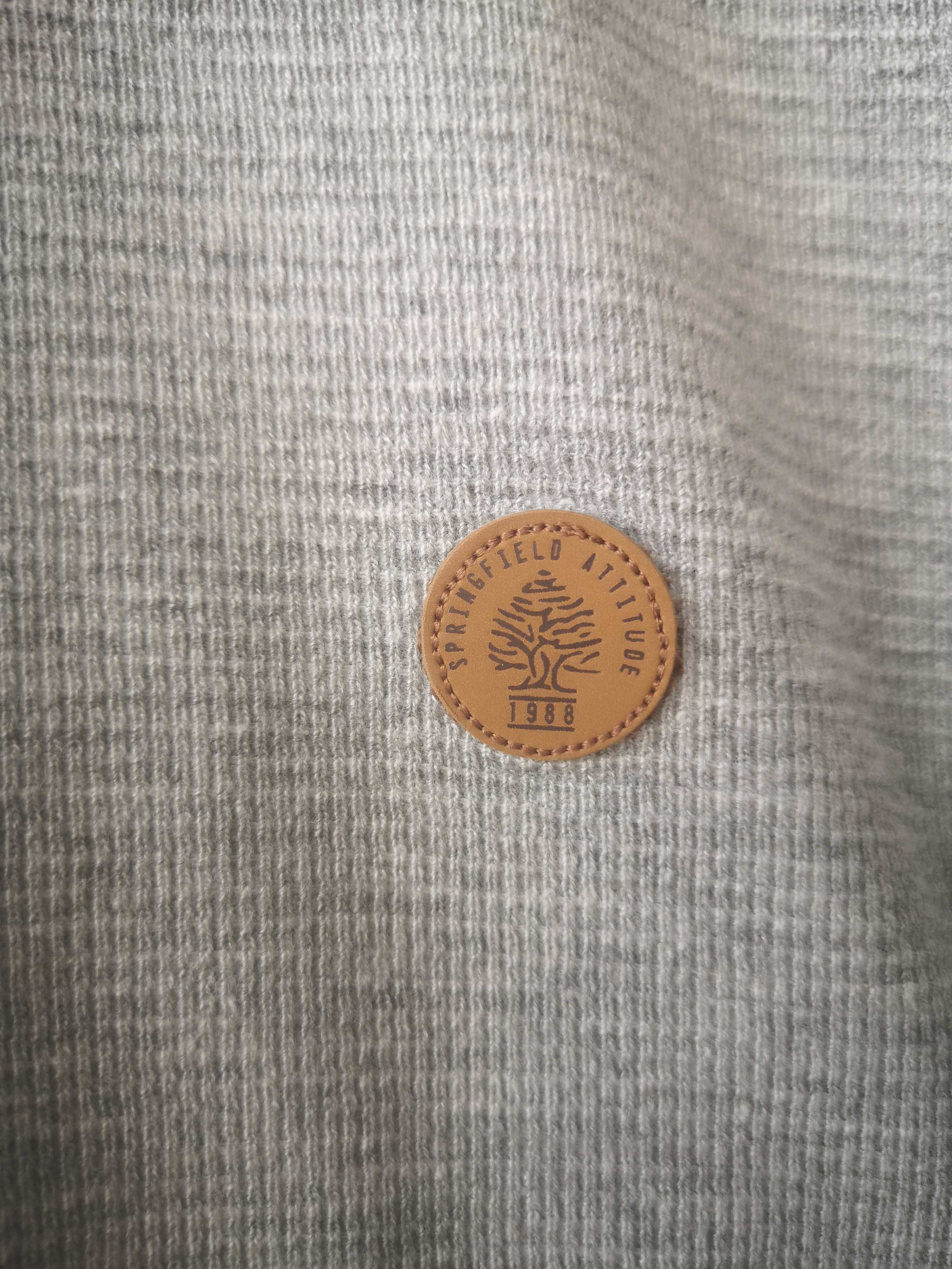 Camisola cinzenta em algodão da Springfield, tamanho XL