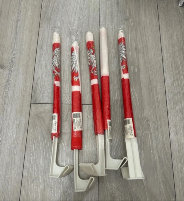 5 sztuk nowych flag samochodowych idealne na Święto Niepodległości