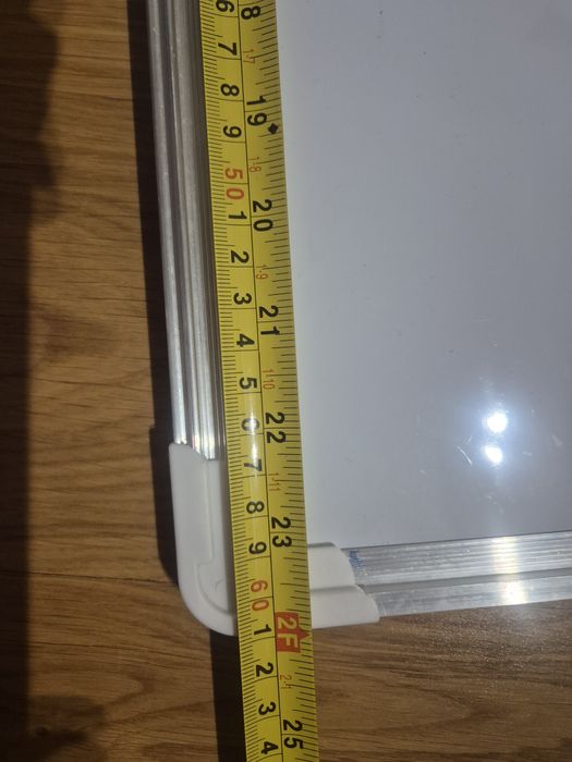 Tablica suchościeralno magnetyczna biała 60x45 cm