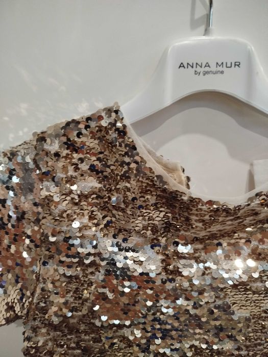 Vestido lantejoulas 8 anos novo