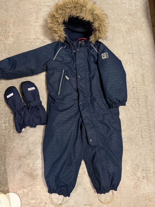 Зимовий Комбінезон 74см, зимові рукавиці на 2-3 роки  reima tec рейма