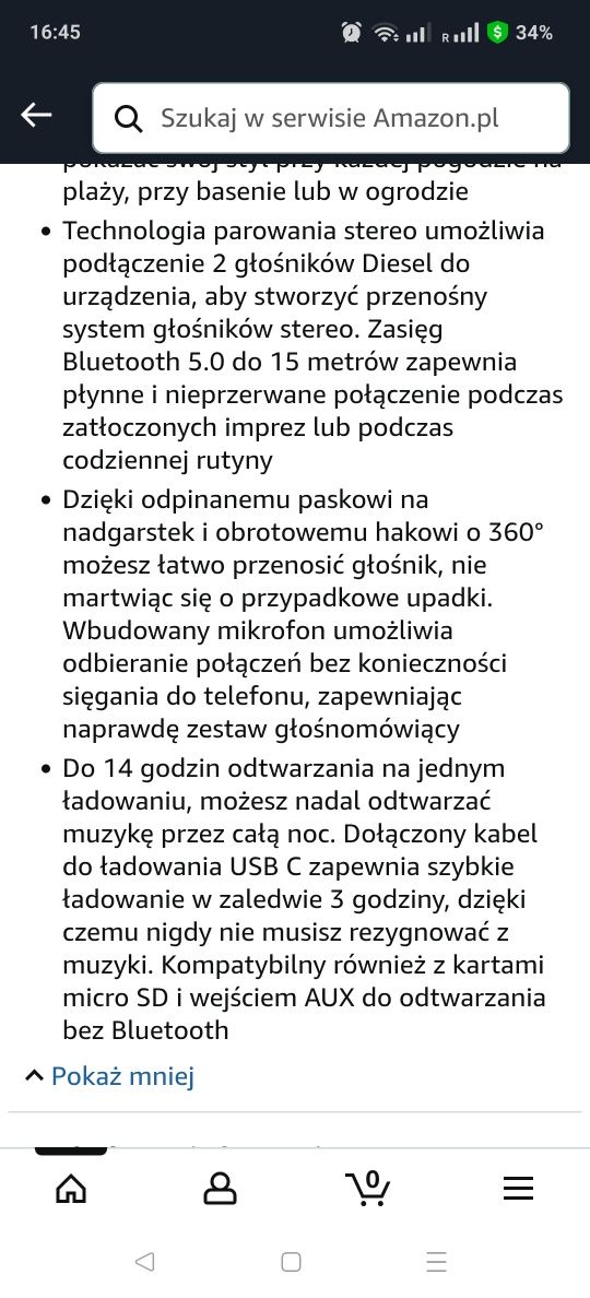 Głośnik Bluetooth Diesel