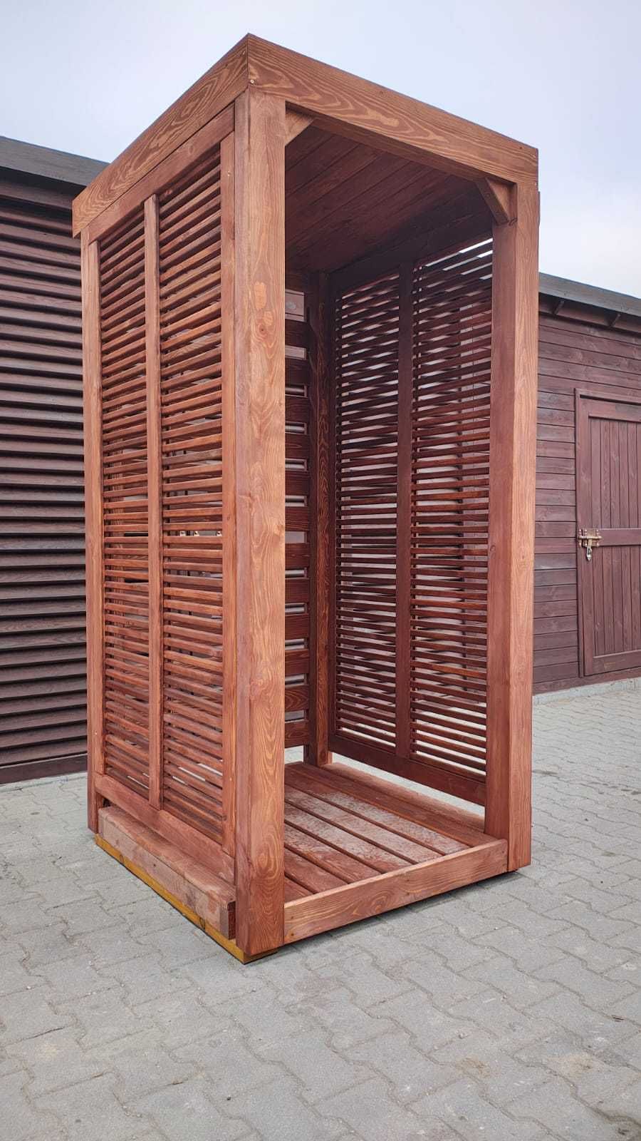 Drewutnia 1 x 1,1m, wiata na drewno opałowe