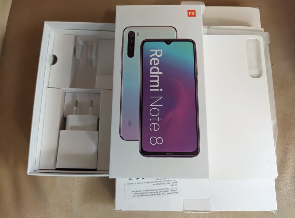 Redmi Note 8 4Gb/64Gb com capas e carregador incluídos