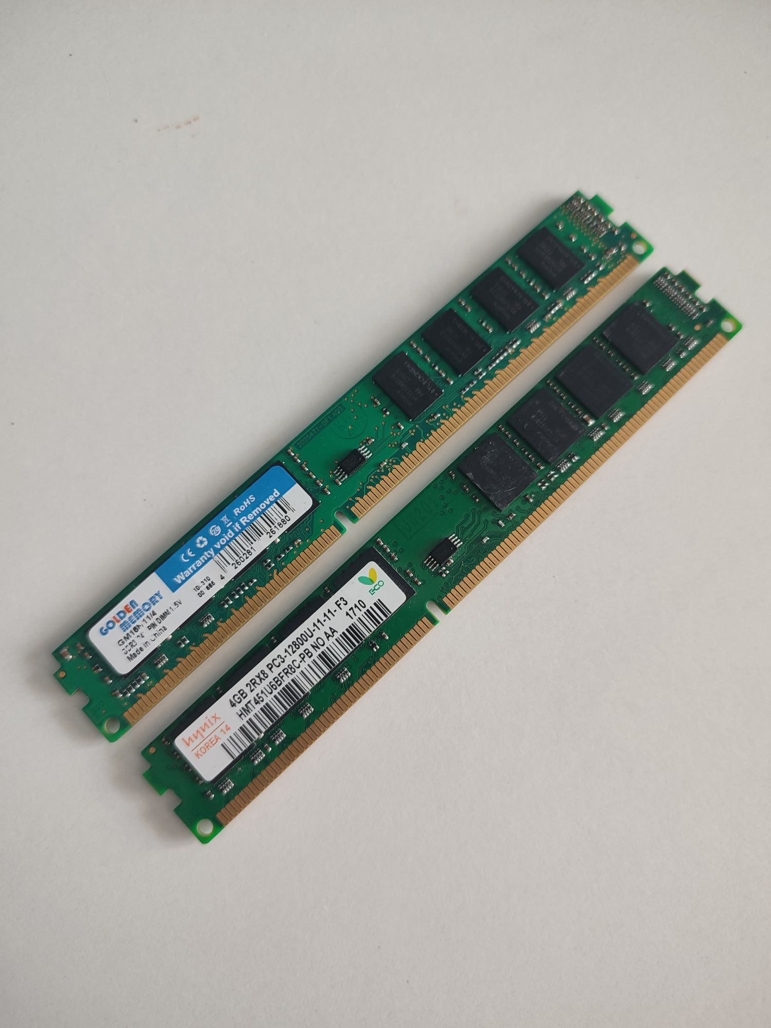 Оперативна пам'ять для ПК 2×4 Gb DDR3 1600 Mhz