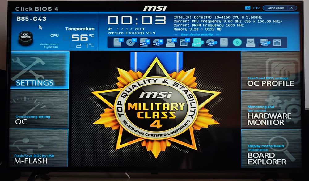 komputer stacjonarny z procesorem Intel