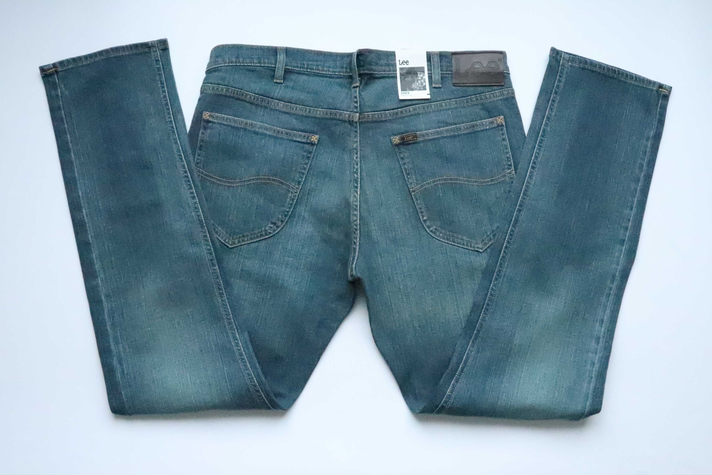 LEE DAREN W38 L34 męskie spodnie jeansy regular fit nowe