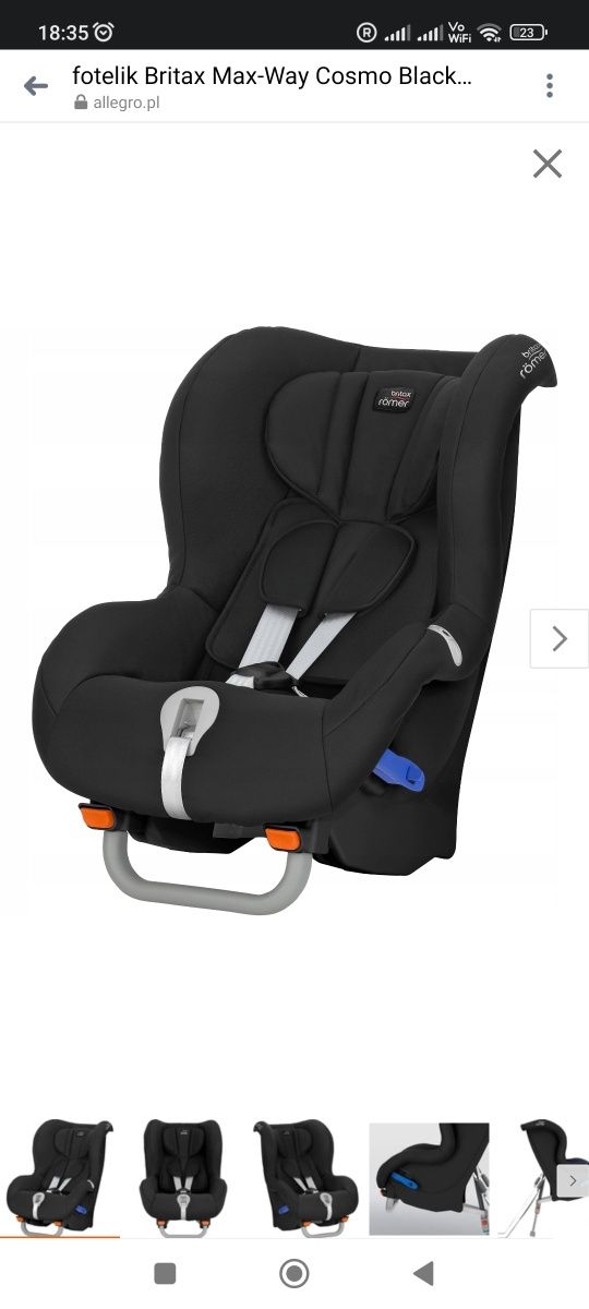 Sprzedam fotelik britax roomer max way cosmo