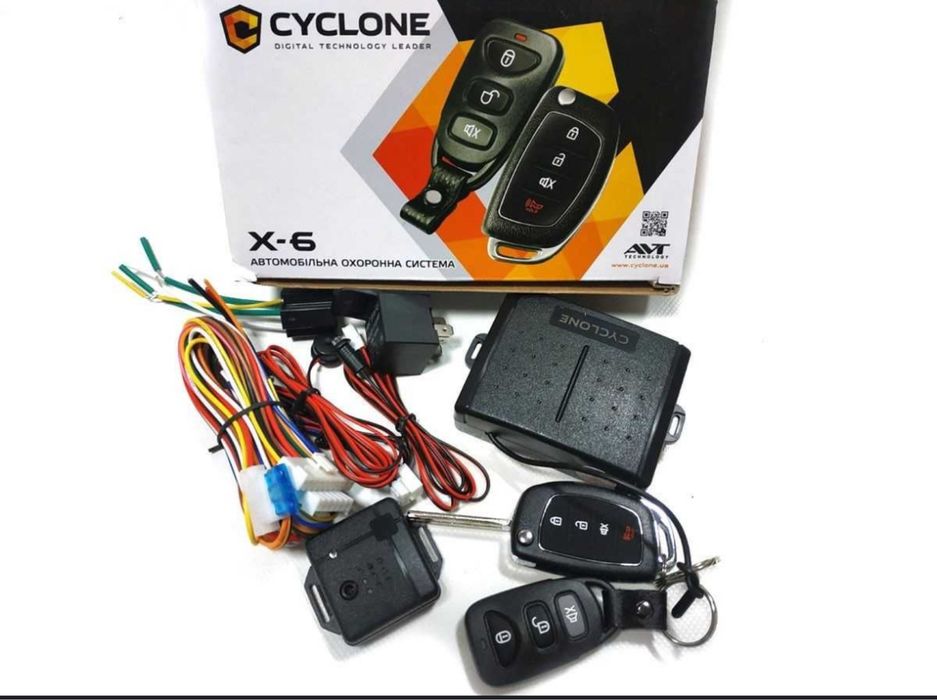Одностороння сигналізація на автомобіль Cyclone X6 LC автосигналізація