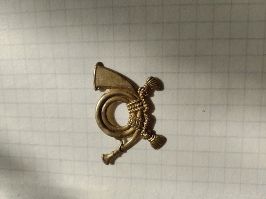 Редкий значок на воротник горного охотника