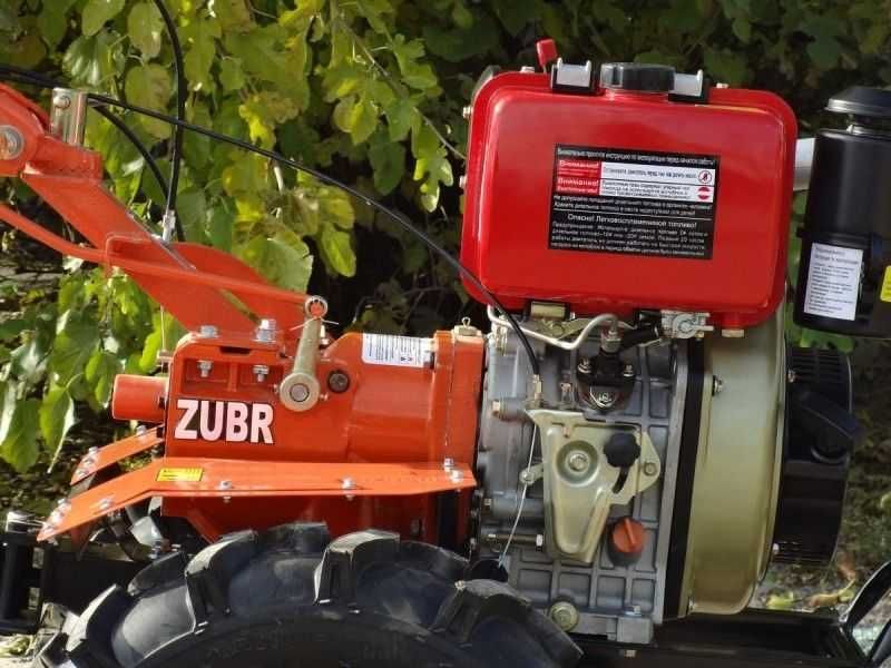 Мотоблок Зубр HT-135 DIFF (9 к.с.) дизель! редукторний! диференціал!