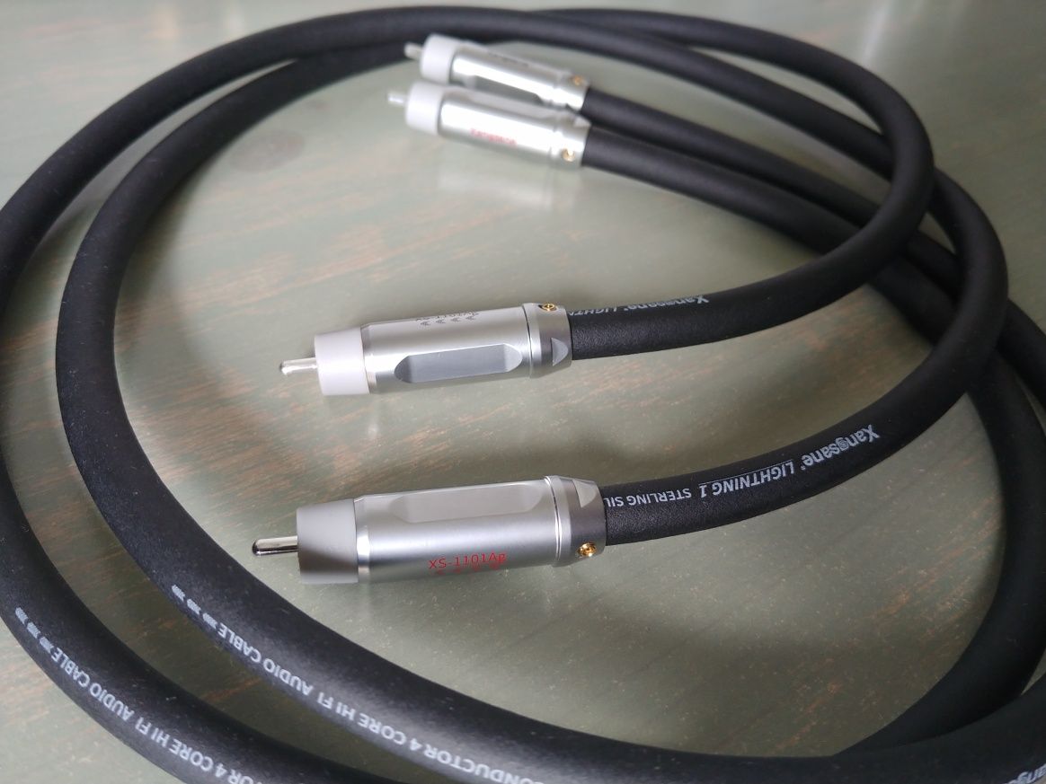 Interkonekt Xangsane LIGHTNING1 2x RCA Cinch 1m