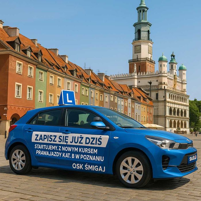 Osk ŚMIGAJ kurs nauka jazdy oraz jazdy doszkalające Poznań