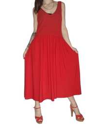 Czerwona sukienka zara rozmiar L 40