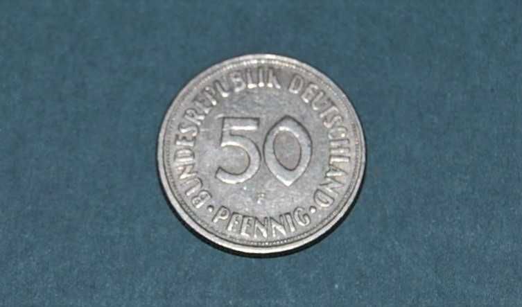 50 Pfenning 1970r Moneta Starocia