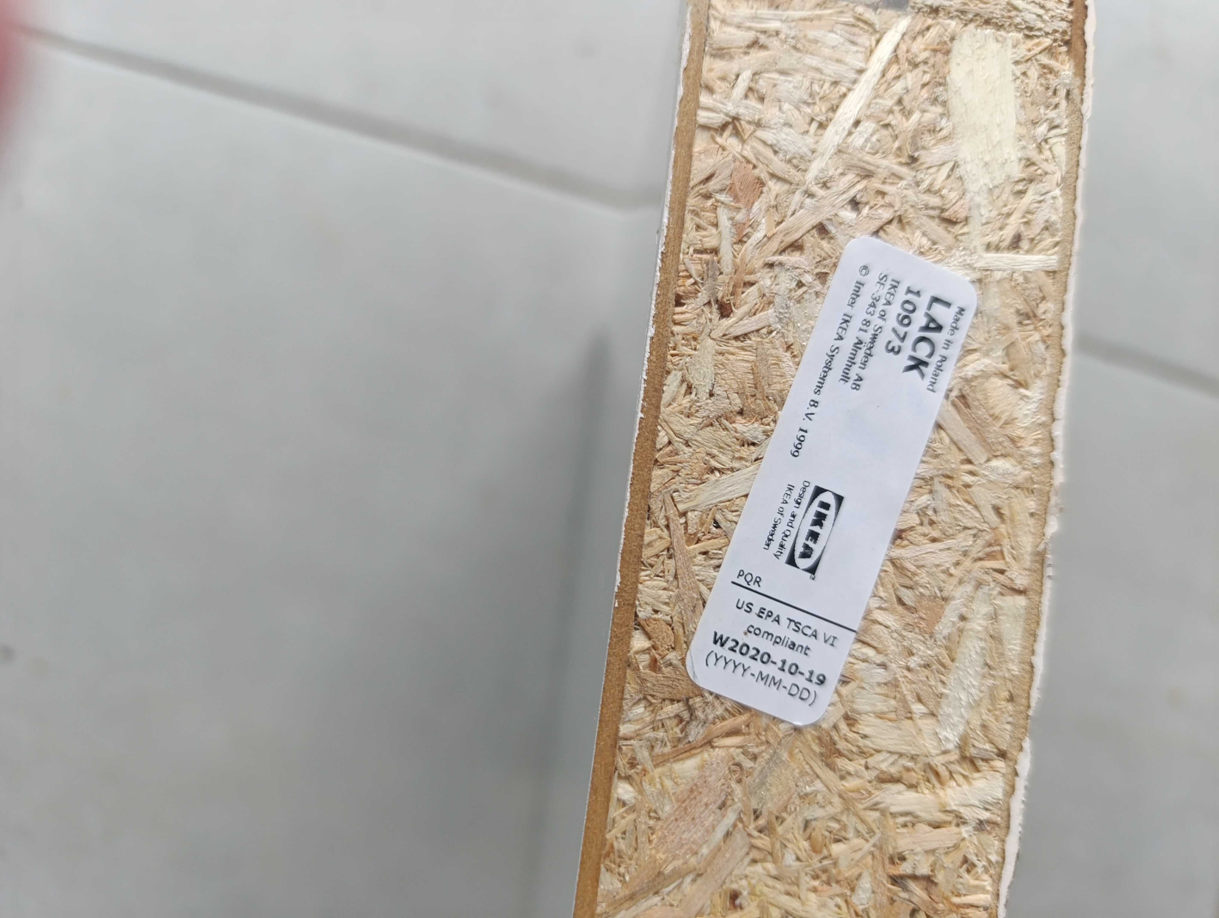 Półki ścienne ikea lack