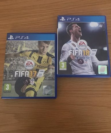 FIFA17 e FIFA18 em bom estado!