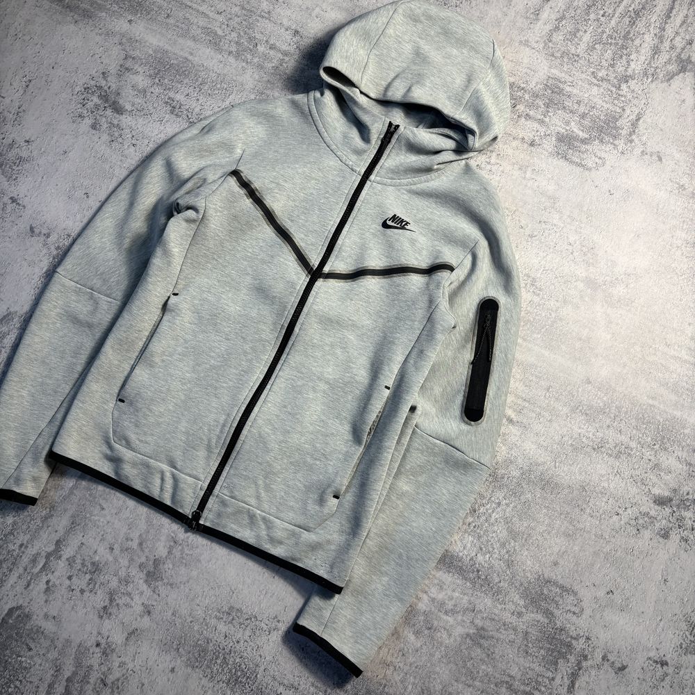 Оригінальна чоловіча кофта зіп худі Nike Tech Fleece розмір S