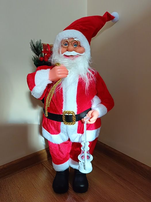 Figurka Świętego Mikołaja H62cm, prezent na Święta. Nowe