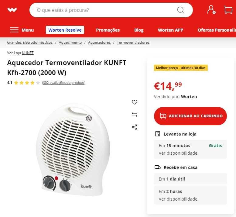Termoventilador Kunft