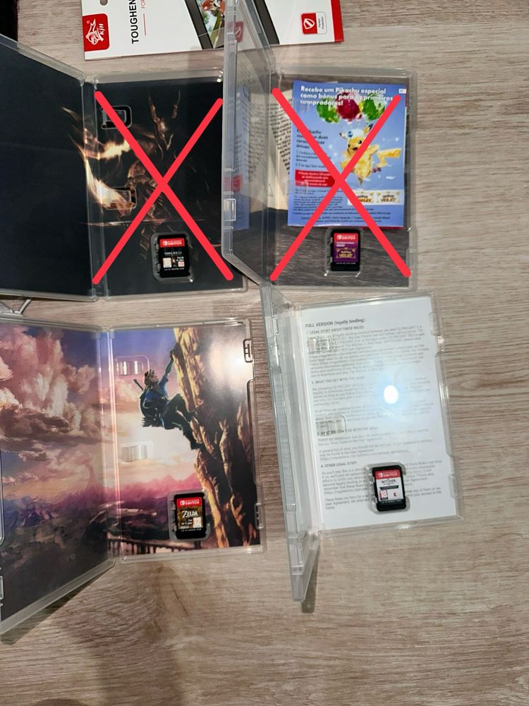 Switch Lite Cinza com 4 jogos