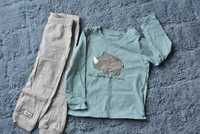 Piżama nosorożec bluzka spodnie 86