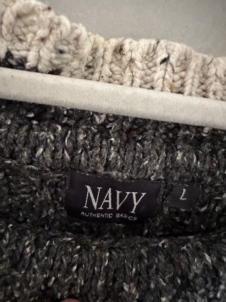 Męski sweter Navy r.L