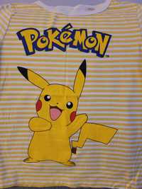 Zestaw 2 bawełniane koszulki pokemon pikachu  rozm. 128