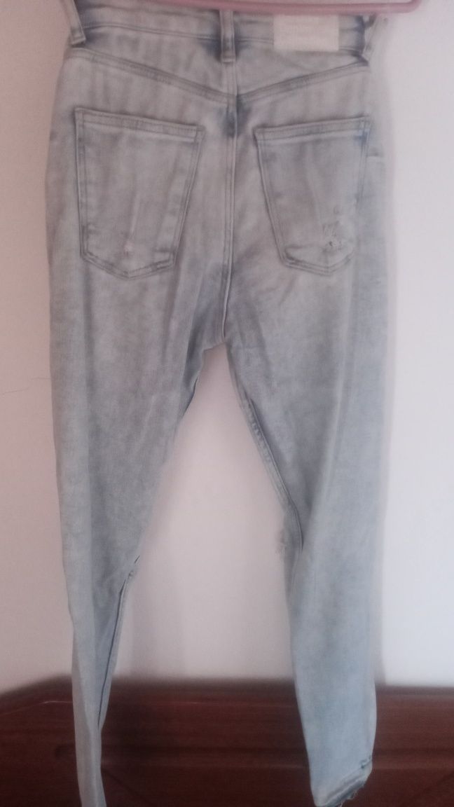 Jeans calça skinny high waist xs Bershka