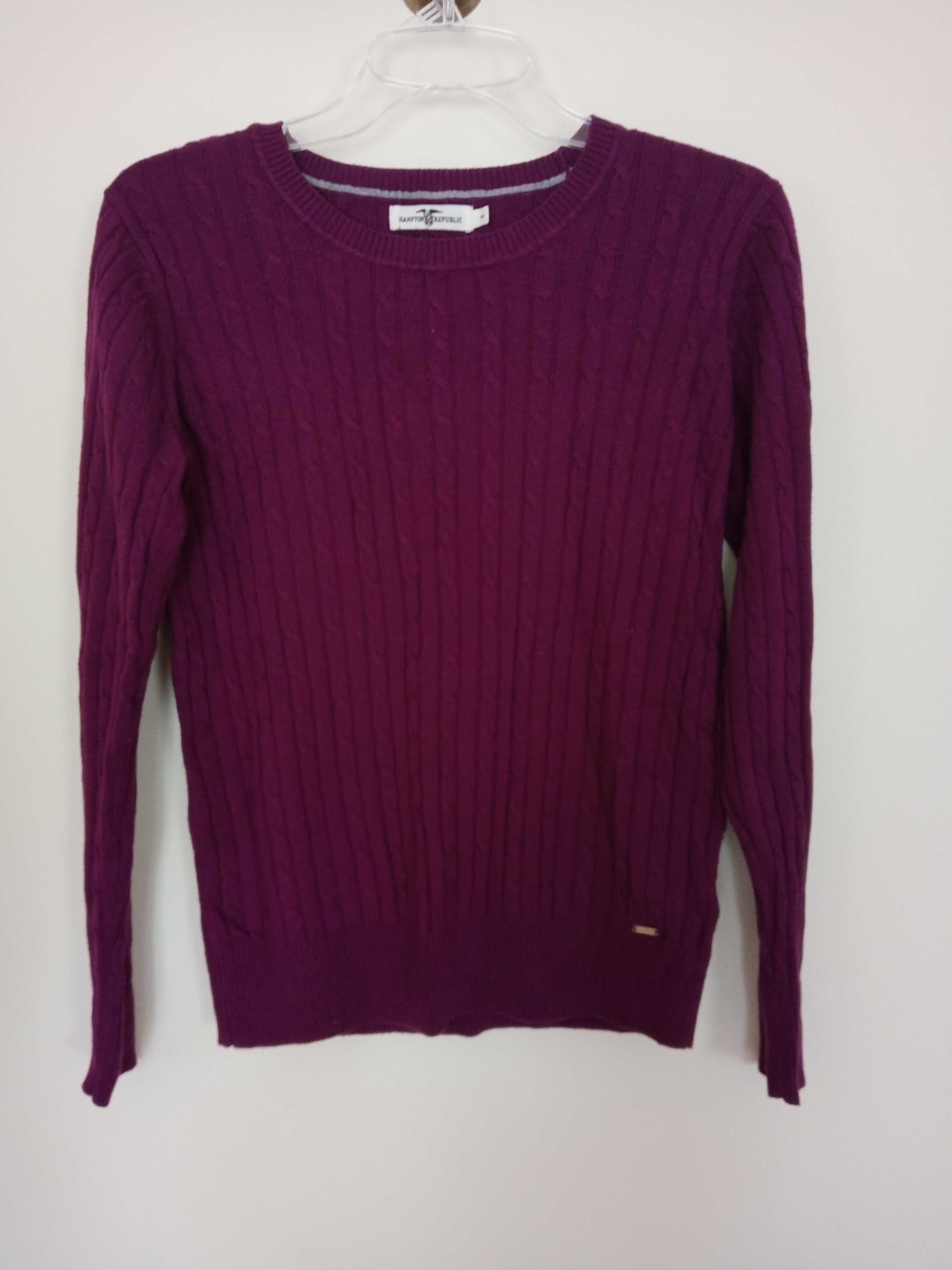 Sweter fioletowy damski rozmiar S HamptonRepublic