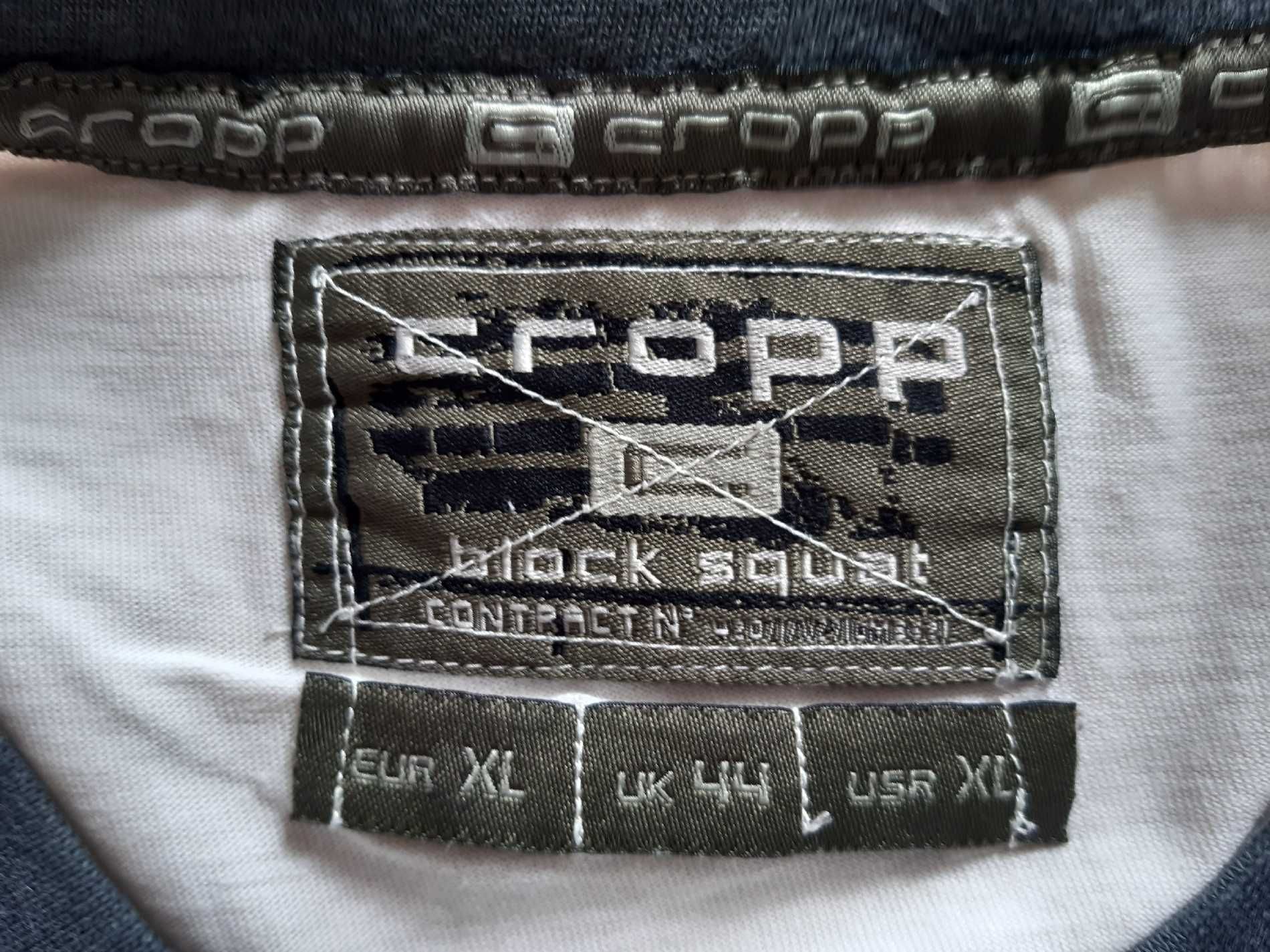 T-shirt koszulka kremowa Cropp XL