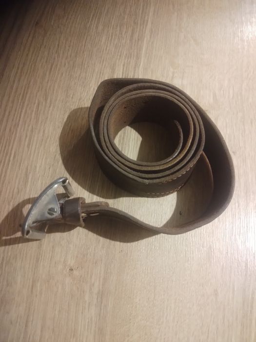 Ремень кожанный офицерский