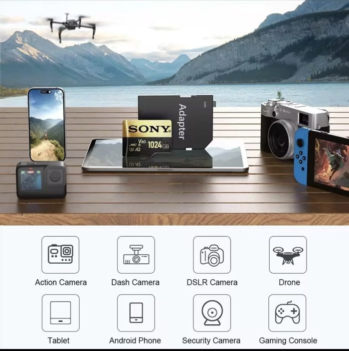 Карта пам'яті Sony 1TB microSD