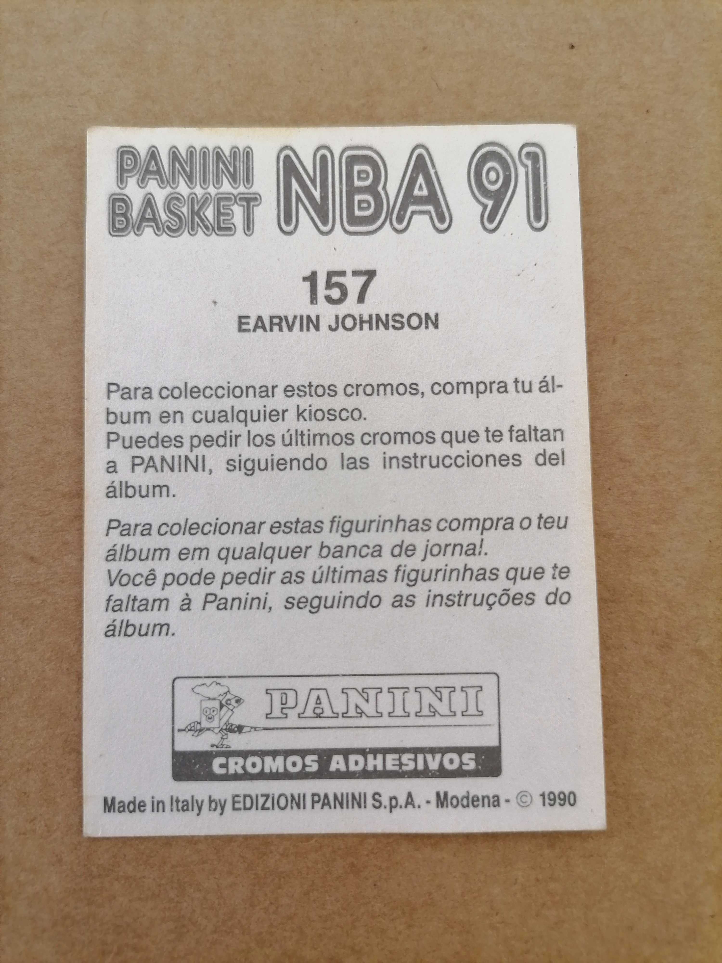 Cromo NBA 91 MAGIC JOHNSON Panini Nº157