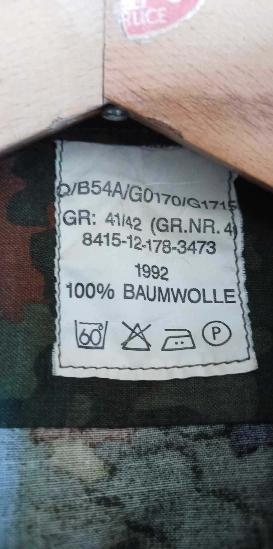 Koszula Bundeswehr Flecktarn GR4 41/42
