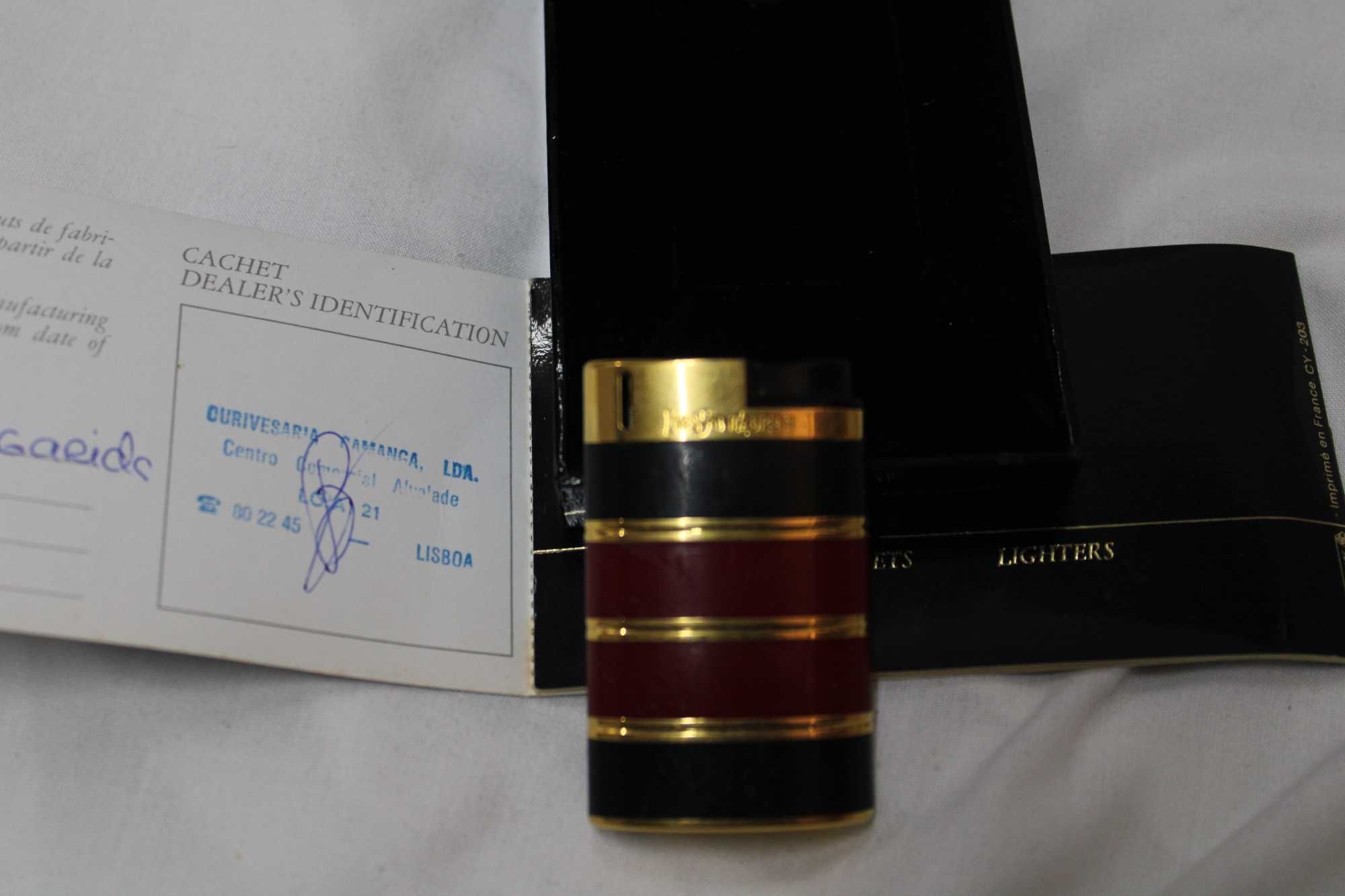 Isqueiro   YvesSaintLaurent  Collection, caixa original e certificado