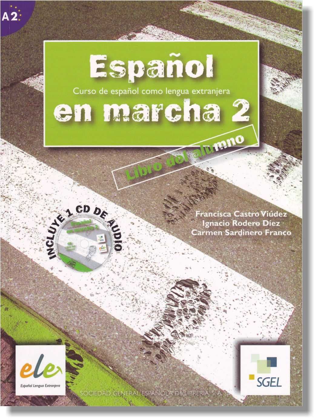 Цветные учебники испанского языка Espanol en marcha A1, A2, B1