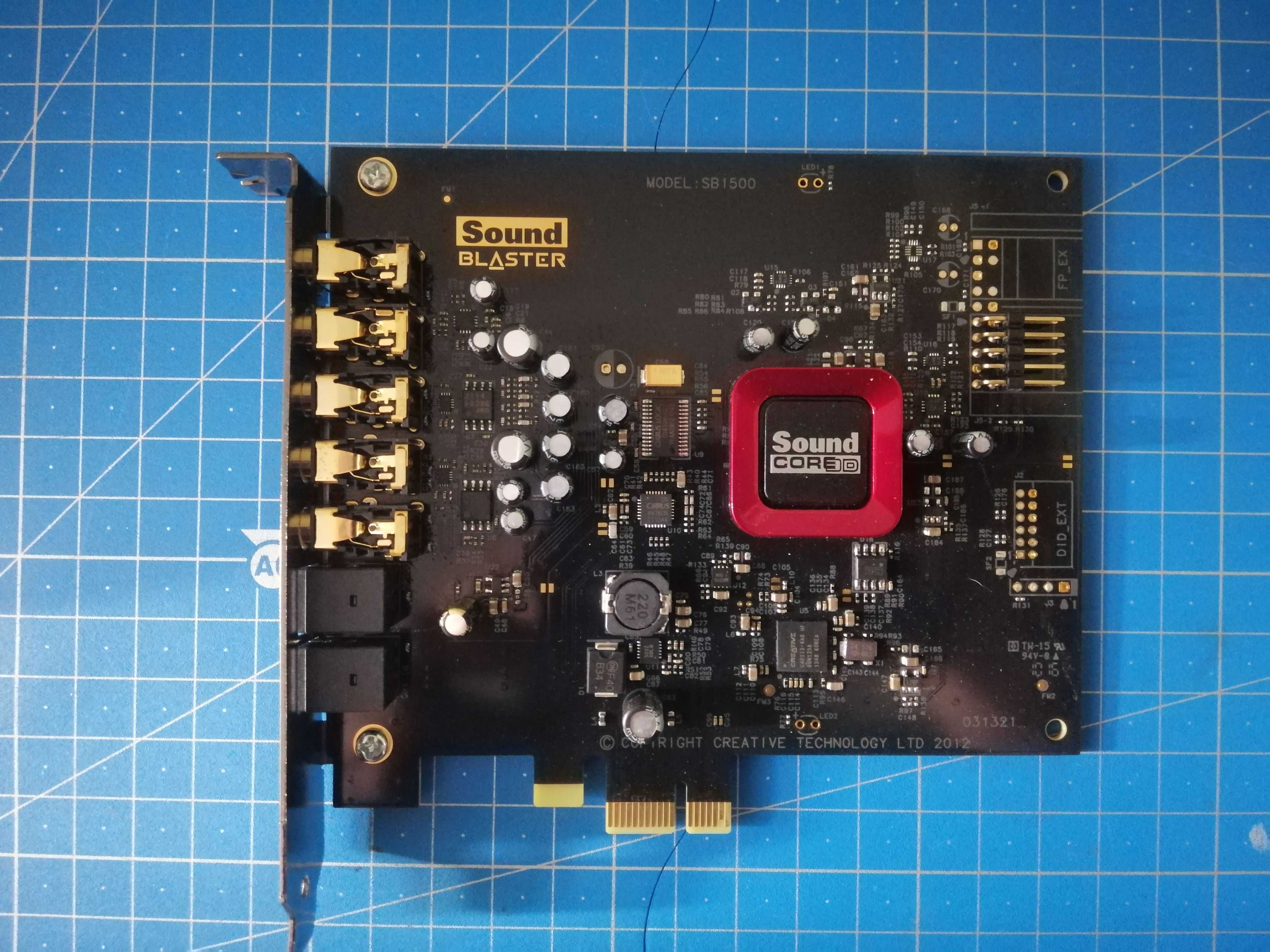 Звукова карта (саунд бластер) PCIEx1 Сreative SB1500 Sound Core 3D