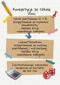 Korepetycje matematyka, fizyka, matura