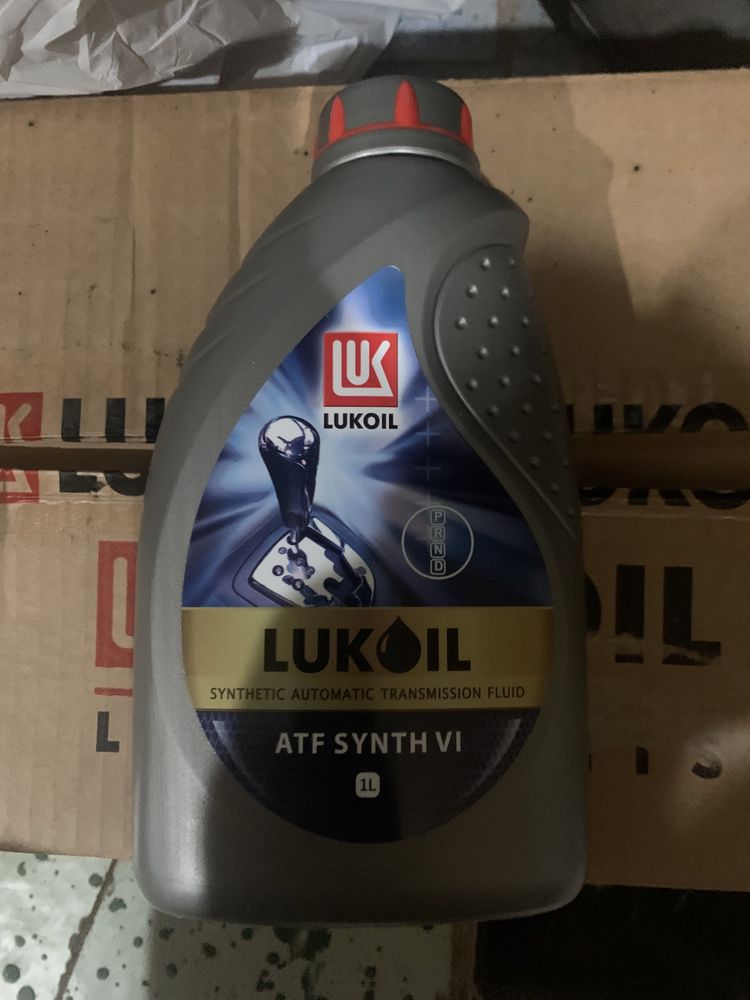 Масло Lukoil ATF Synth4 лукойл в коробку автомат