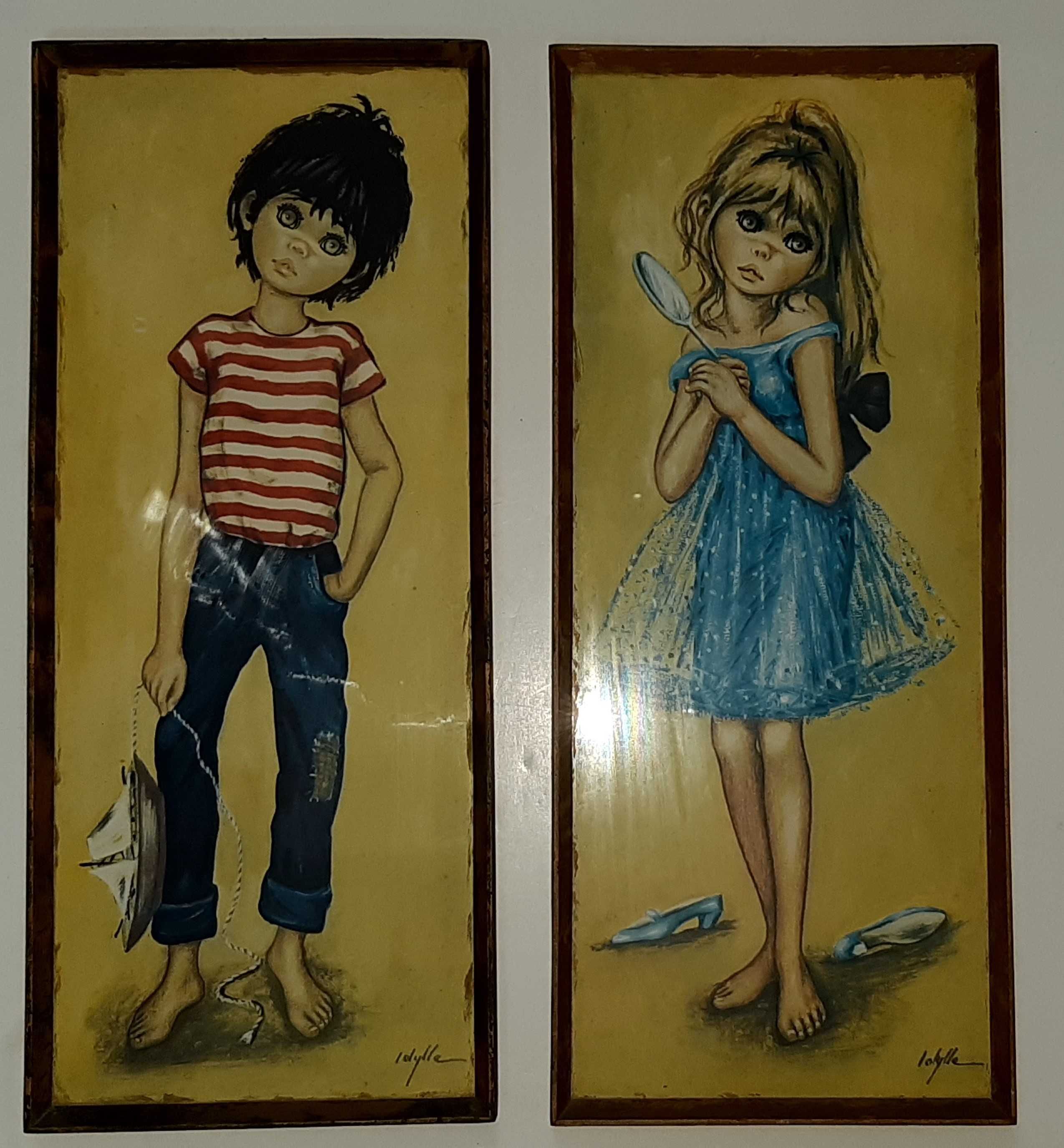 Quadros Menino e Menina