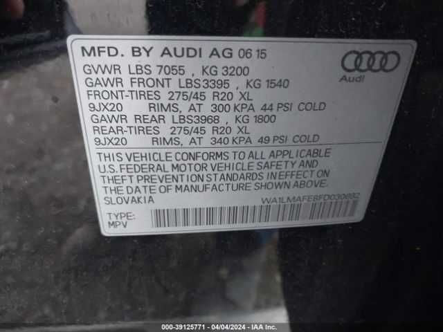 AUDI Q7 3.0 TDI Premium Plus Вигода