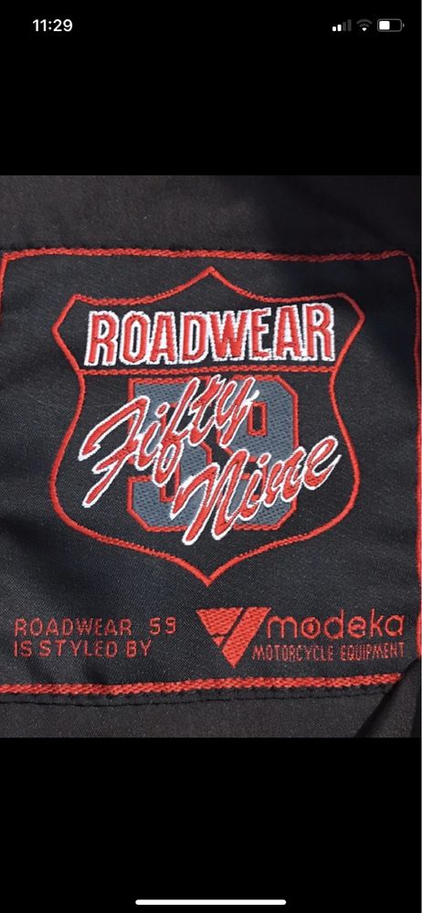 Roadwear Fifty Nine 59 by Modeka r 33 pas 82 cm spodnie skórzane skóra