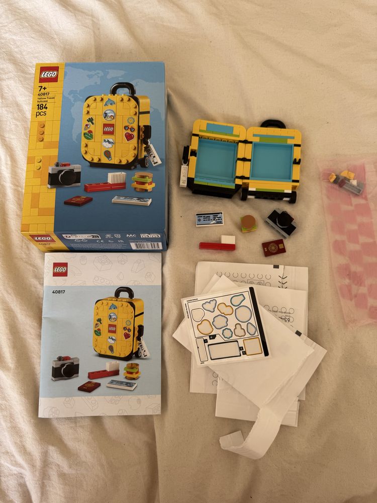 Lego 40817 żółta walizka podróżna