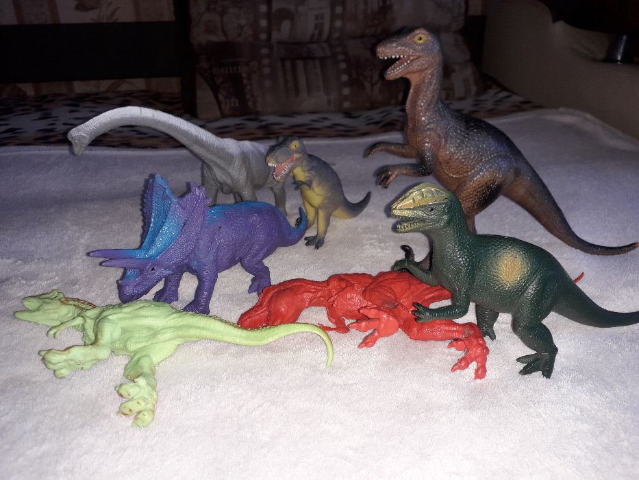 Коллекция Динозавров (Брахиозавр, Трицератопс, Дейноних и др.)